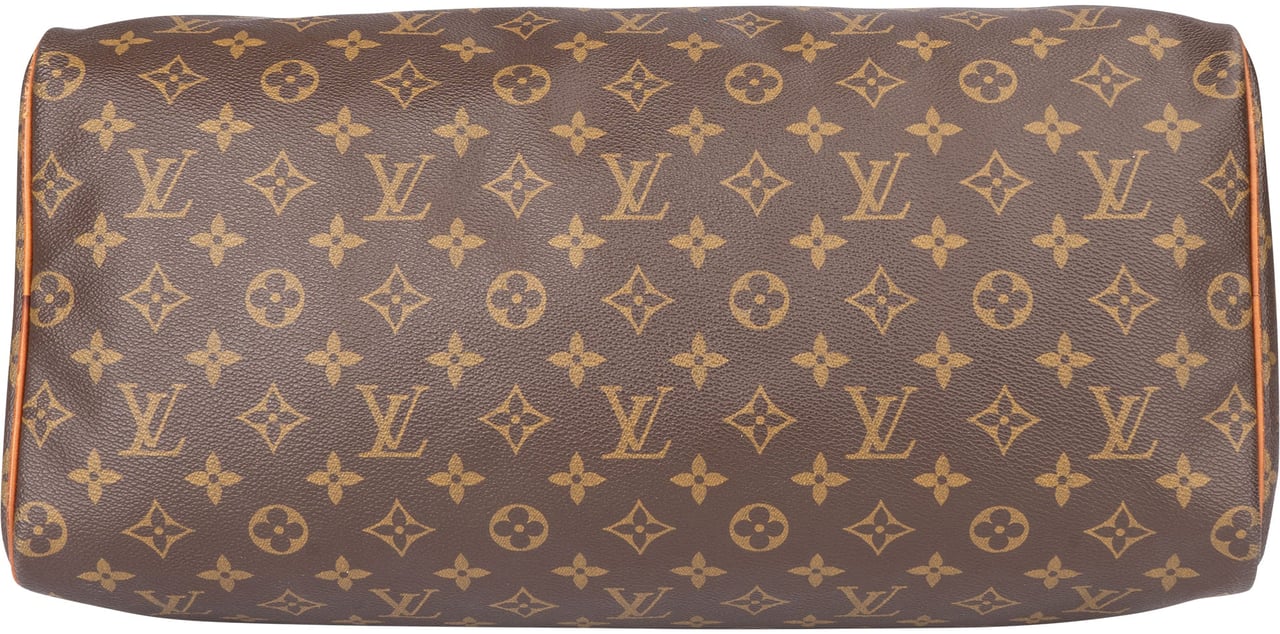 Louis Vuitton Louis Vuitton Canvas Monogram Speedy 40 Handbag Bruin