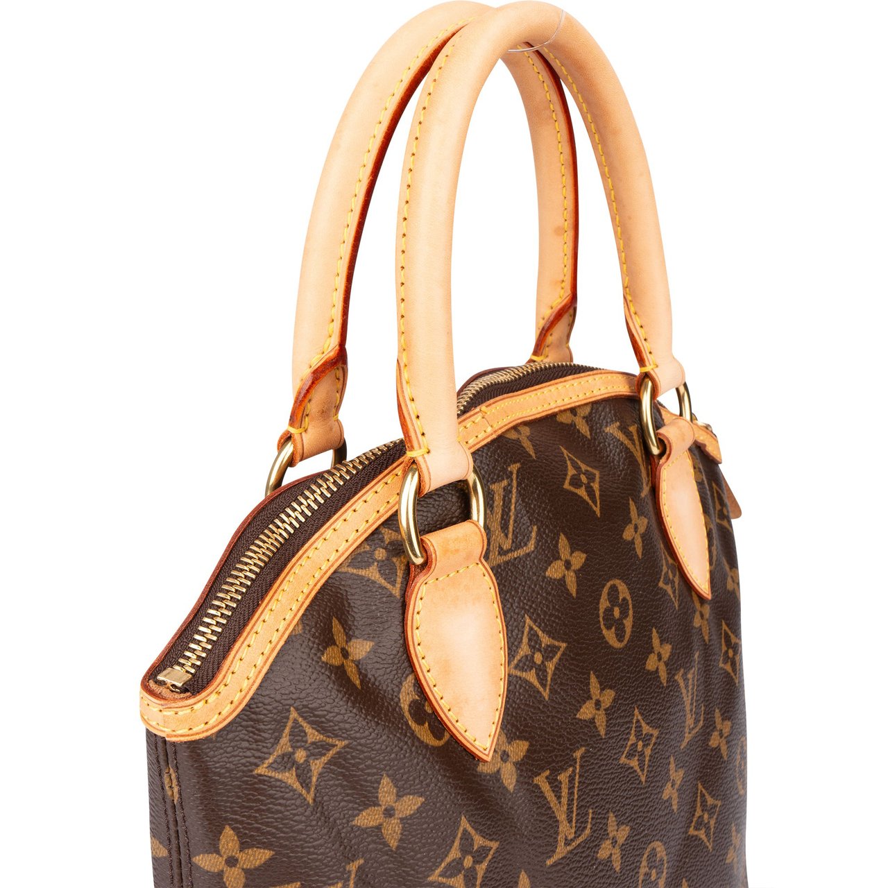 Louis Vuitton Louis Vuitton Canvas Monogram Lockit PM Handbag Bruin