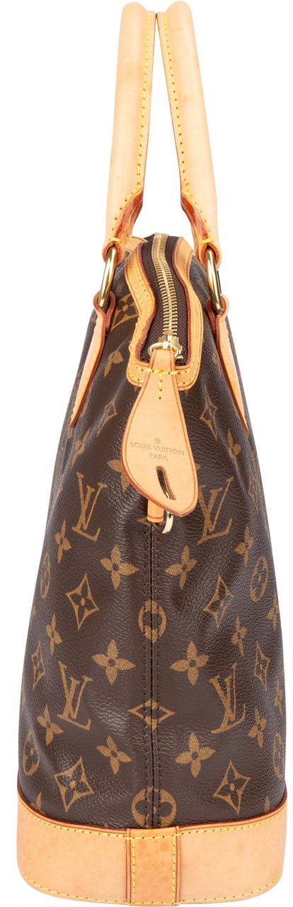 Louis Vuitton Louis Vuitton Canvas Monogram Lockit PM Handbag Bruin
