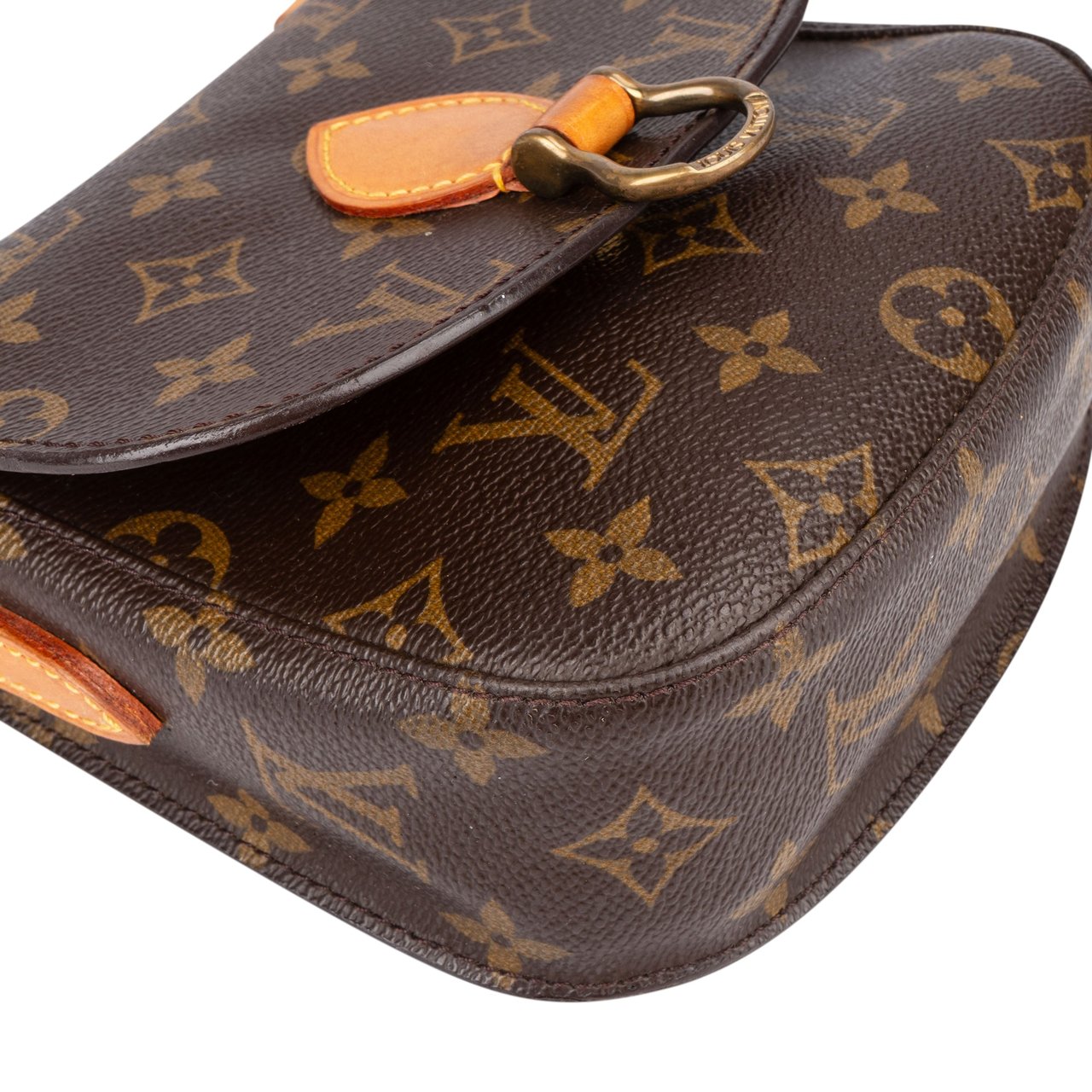 Louis Vuitton Louis Vuitton Canvas Monogram Saint Cloud PM Crossbody Bag Bruin