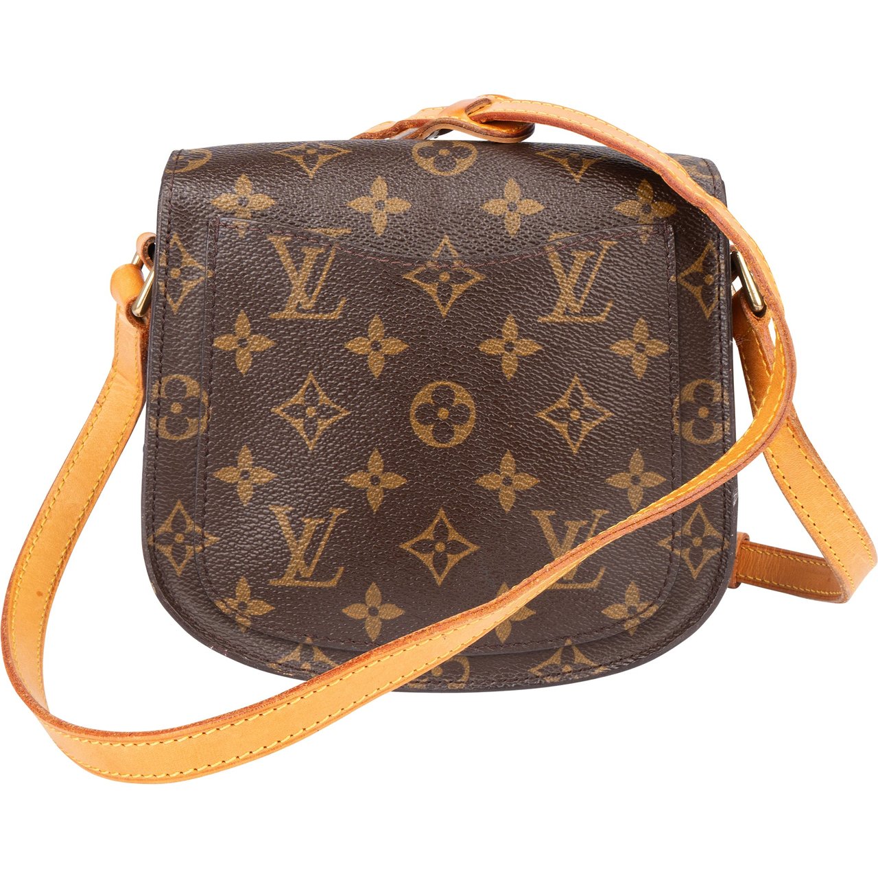 Louis Vuitton Louis Vuitton Canvas Monogram Saint Cloud PM Crossbody Bag Bruin