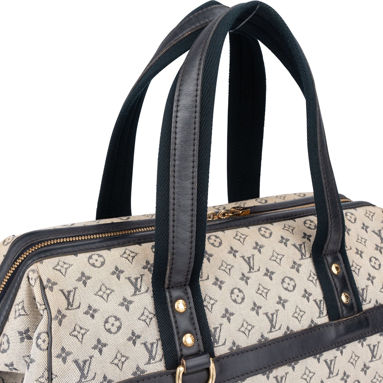 Louis Vuitton Louis Vuitton Mini Lin Monogram Josephine GM Handbag Blauw