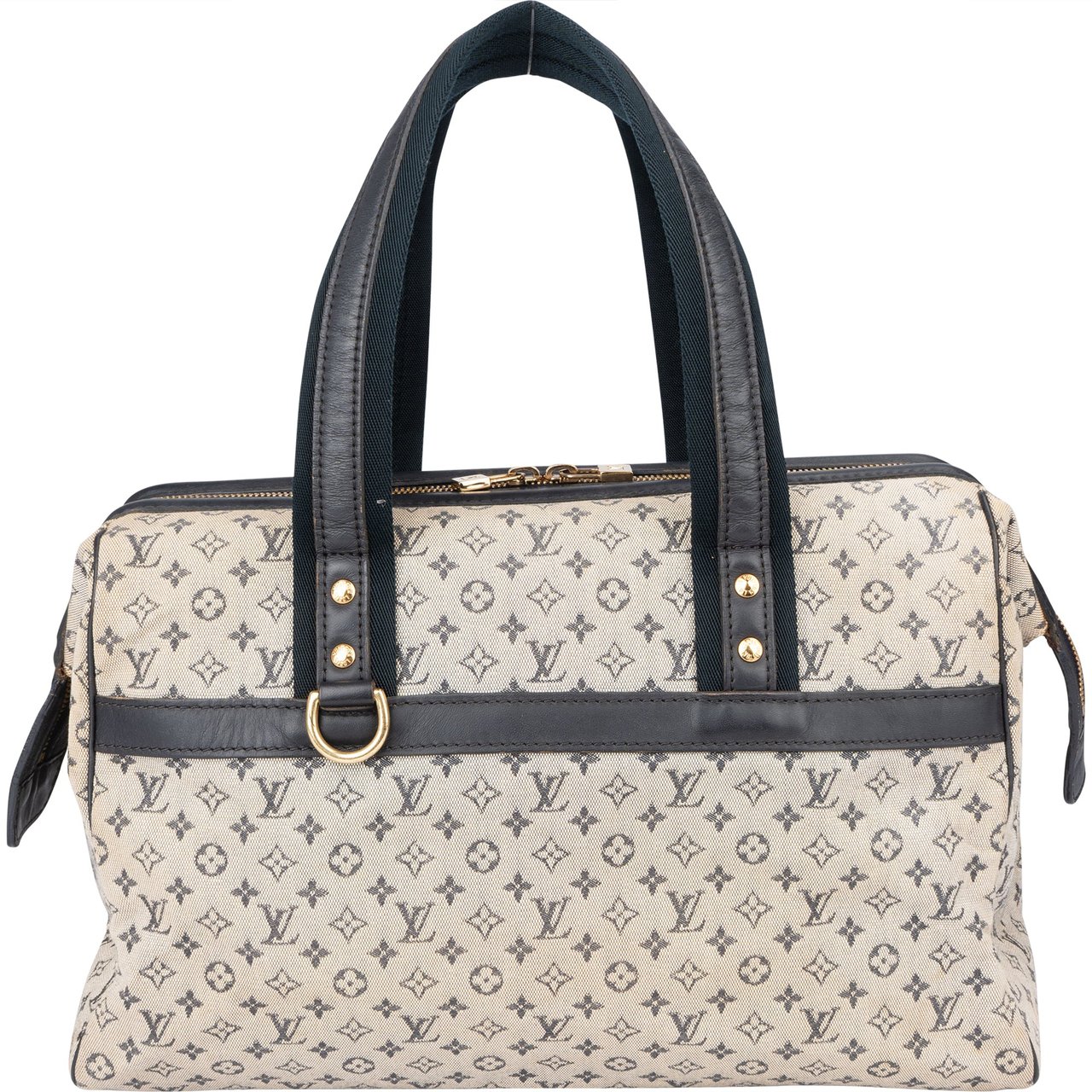 Louis Vuitton Louis Vuitton Mini Lin Monogram Josephine GM Handbag Blauw