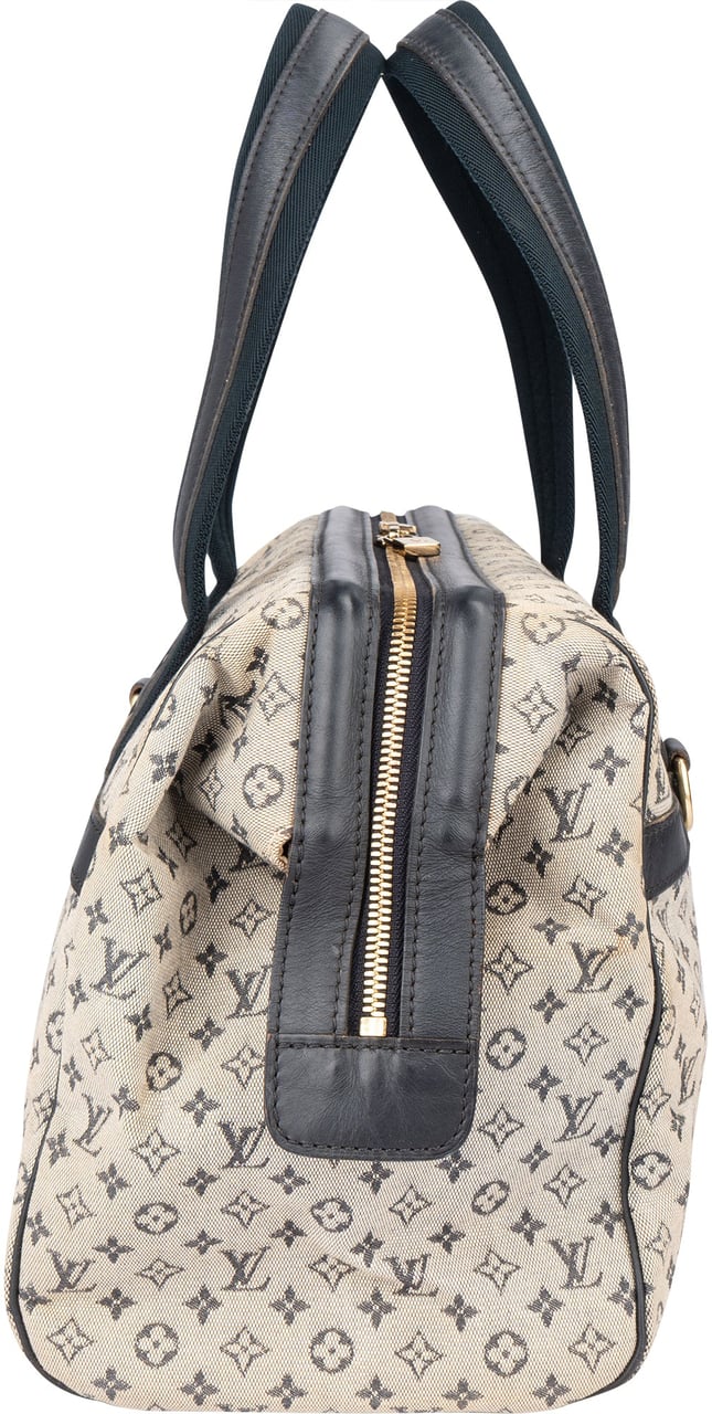 Louis Vuitton Louis Vuitton Mini Lin Monogram Josephine GM Handbag Blauw