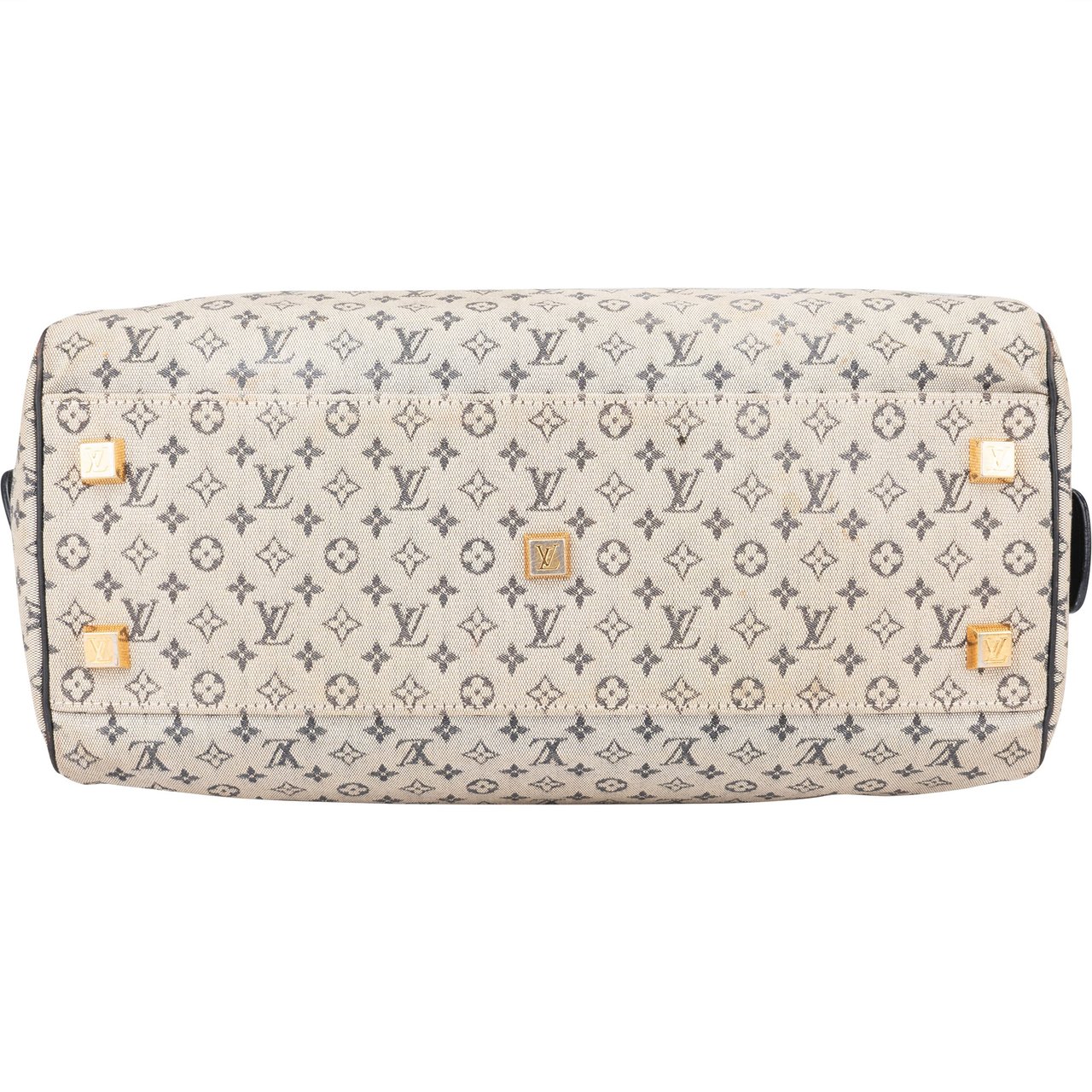 Louis Vuitton Louis Vuitton Mini Lin Monogram Josephine GM Handbag Blauw