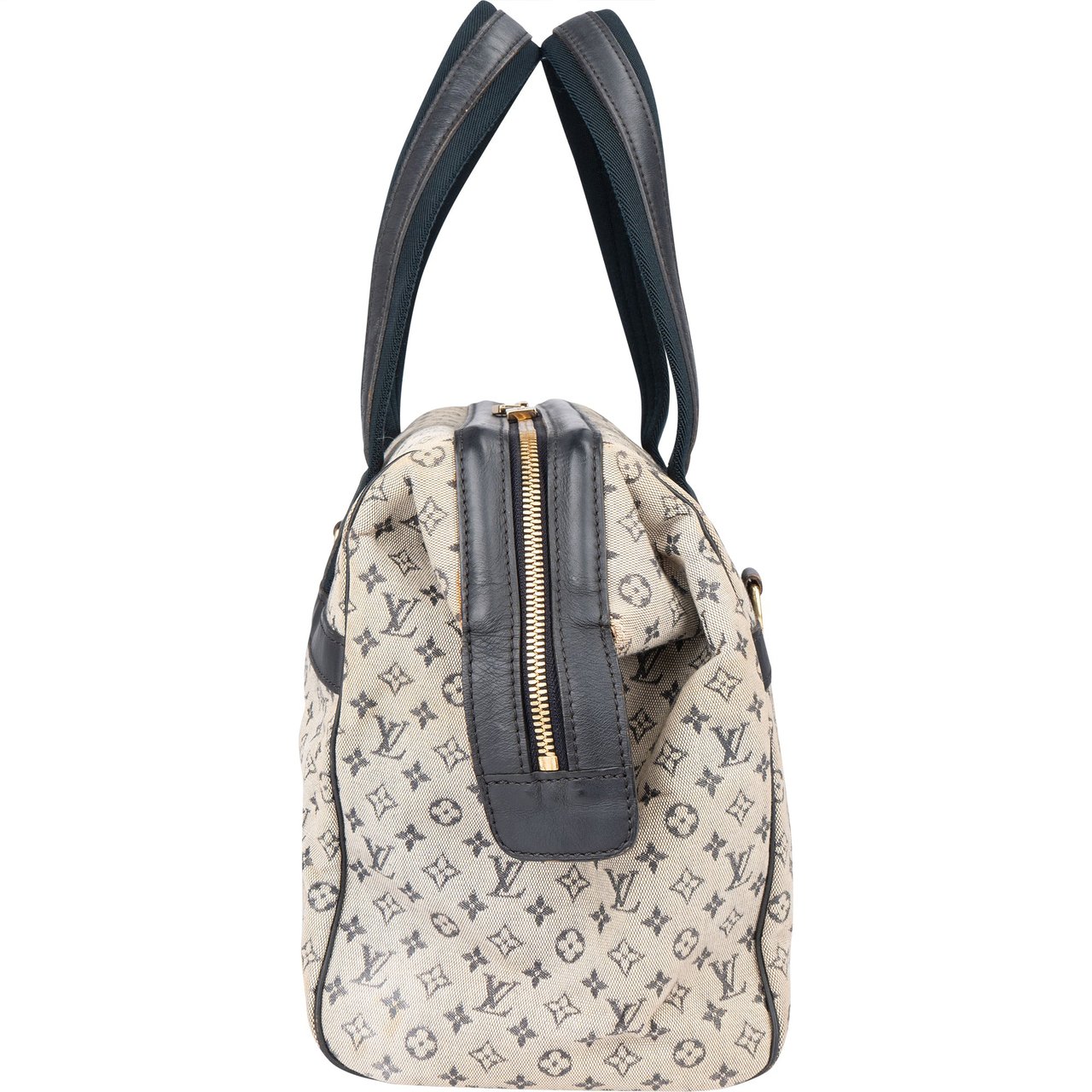 Louis Vuitton Louis Vuitton Mini Lin Monogram Josephine GM Handbag Blauw
