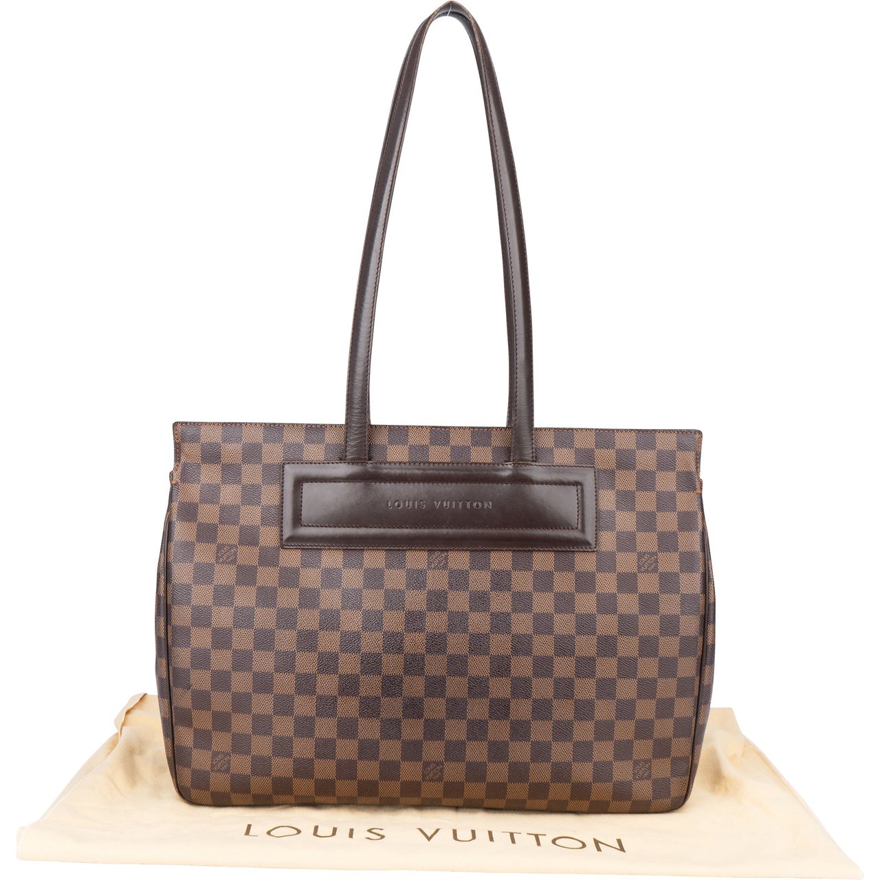 Louis Vuitton Louis Vuitton Damier Ebene Monogram Parioli Shoulder Bag Bruin