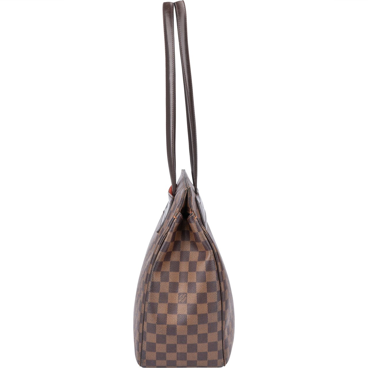 Louis Vuitton Damier Ebene Monogram Parioli Shoulder Bag Bruin