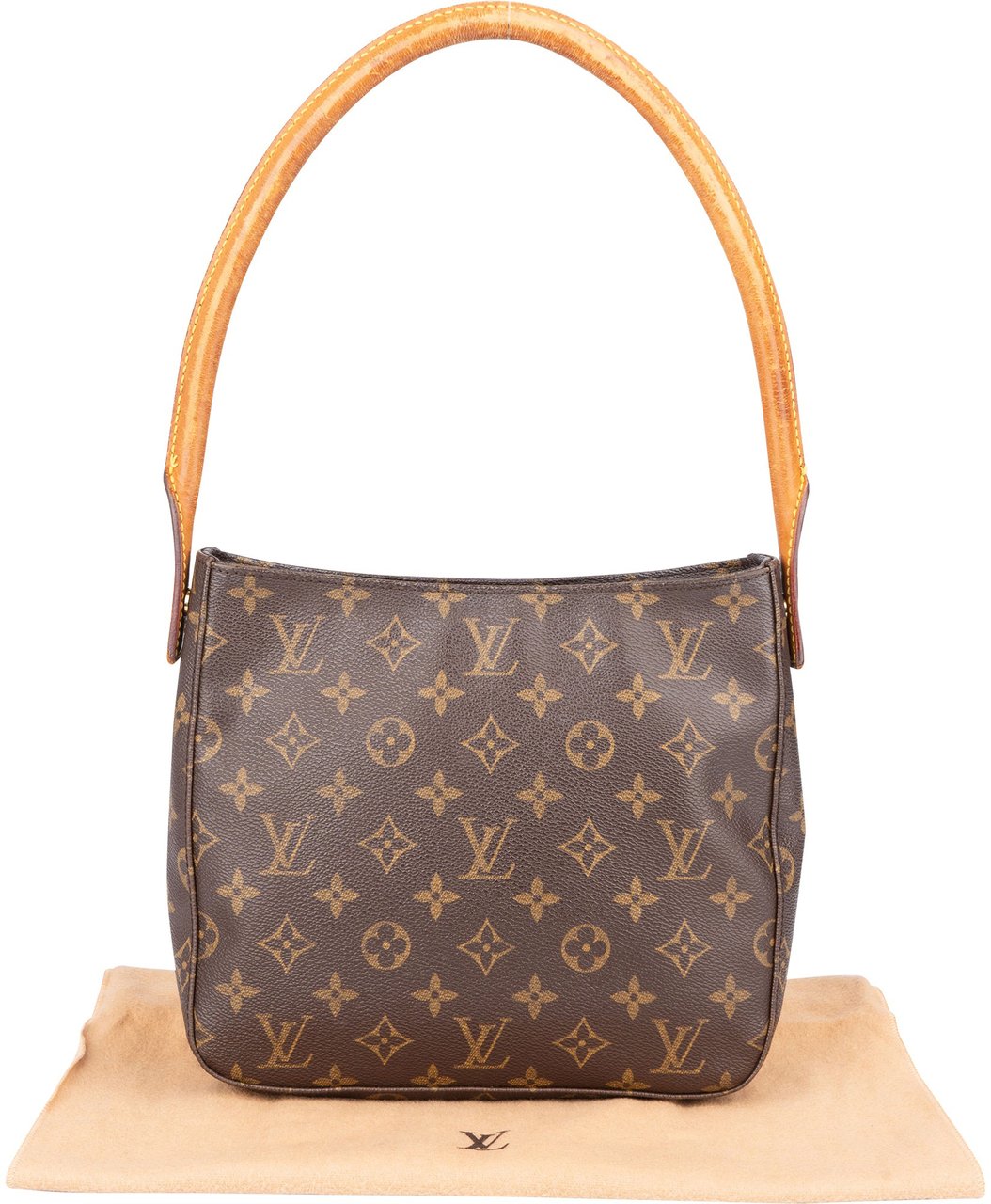 Louis Vuitton Louis Vuitton Canvas Monogram Looping MM Shoulder Bag Bruin