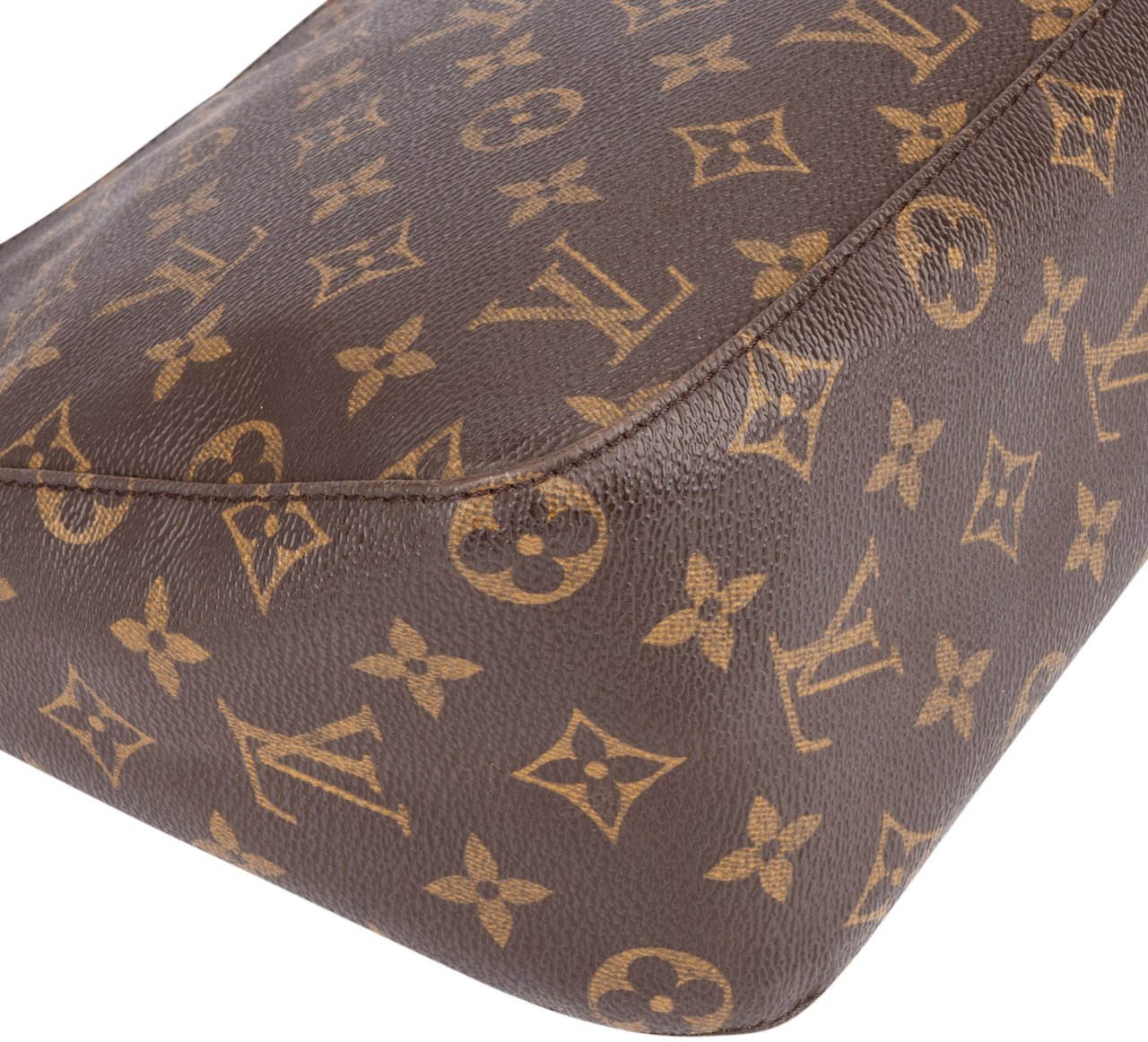 Louis Vuitton Louis Vuitton Canvas Monogram Looping MM Shoulder Bag Bruin