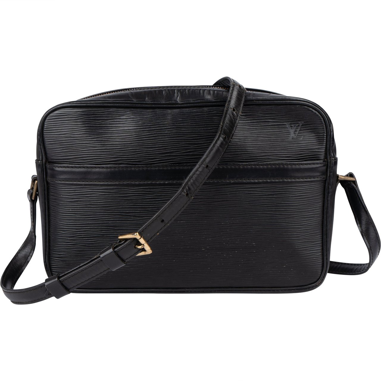 Louis Vuitton Louis Vuitton Noir Epi Leather Trocadero 27 Crossbody Bag Zwart