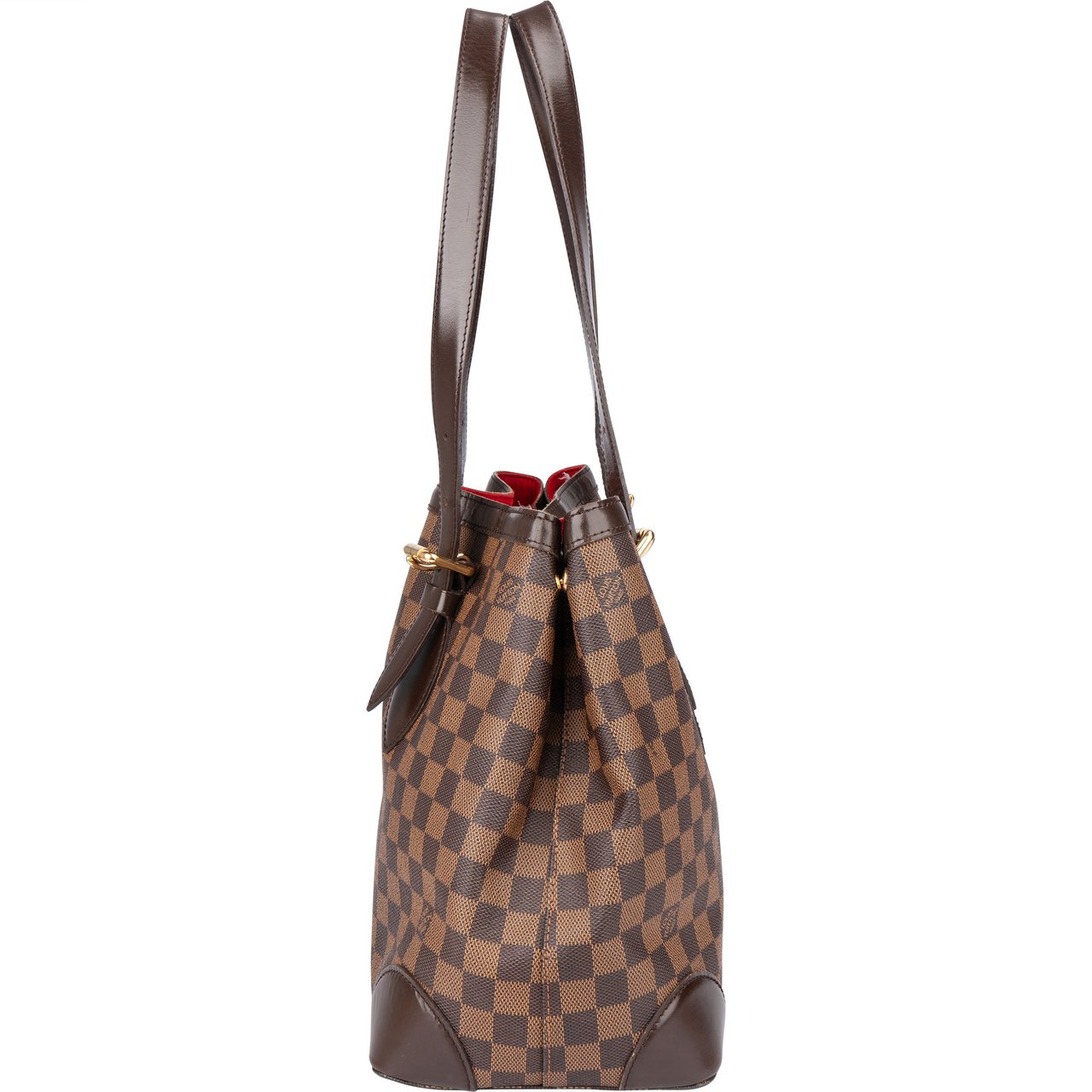 Louis Vuitton Louis Vuitton Damier Ebene Monogram Hampstead MM Handbag Bruin