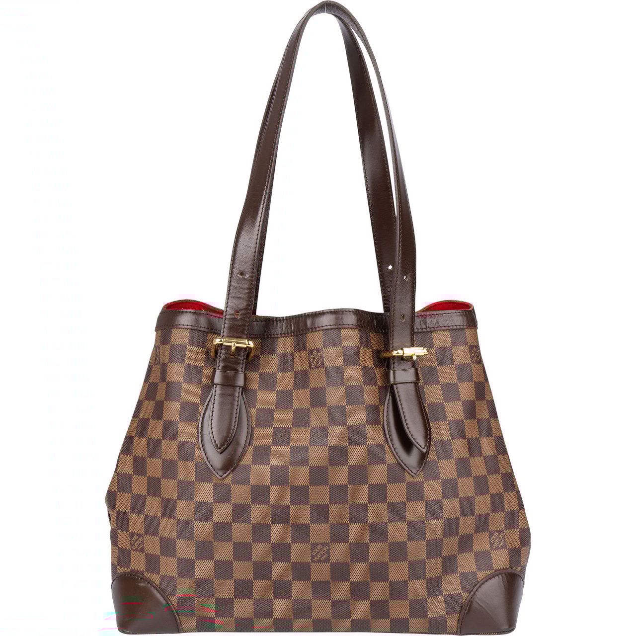 Louis Vuitton Louis Vuitton Damier Ebene Monogram Hampstead MM Handbag Bruin