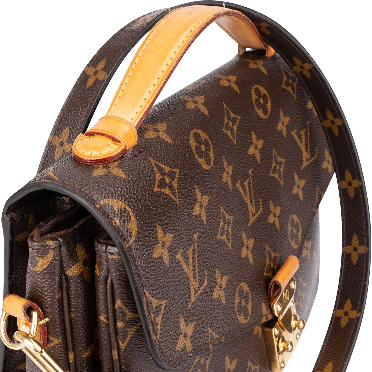 Louis Vuitton Louis Vuitton Canvas Monogram Metis Handbag Bruin