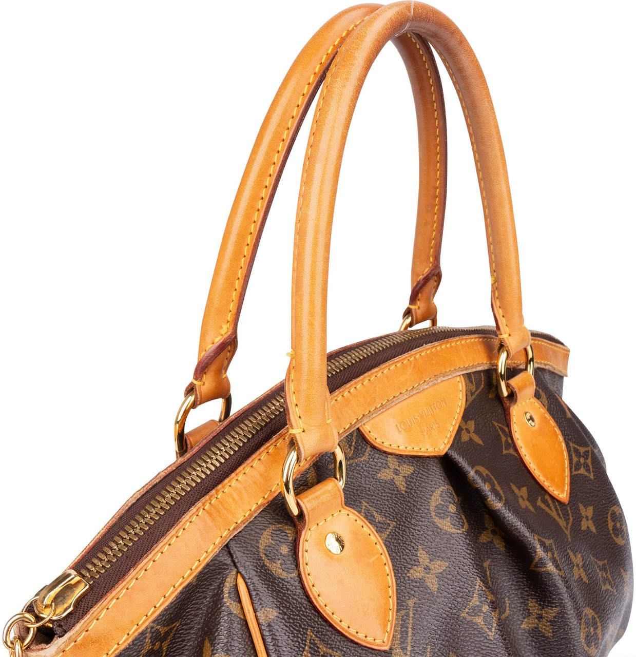 Louis Vuitton Louis Vuitton Canvas Monogram Tivoli PM Handbag Bruin