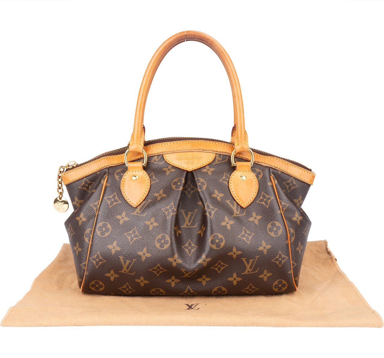 Louis Vuitton Louis Vuitton Canvas Monogram Tivoli PM Handbag Bruin