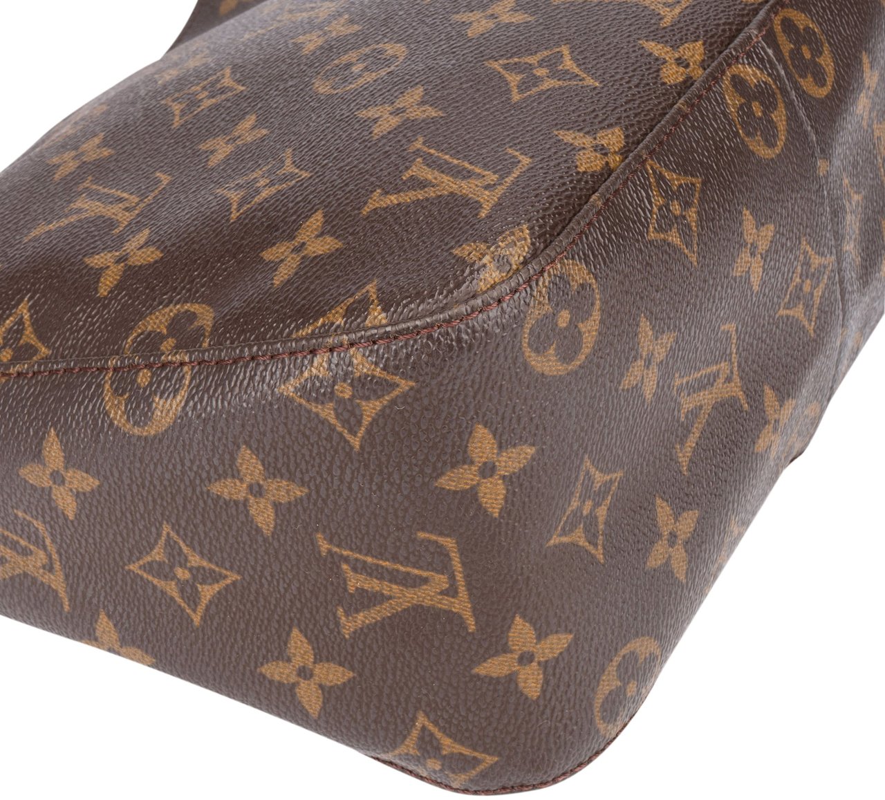 Louis Vuitton Louis Vuitton Canvas Monogram Looping MM Shoulder Bag Bruin