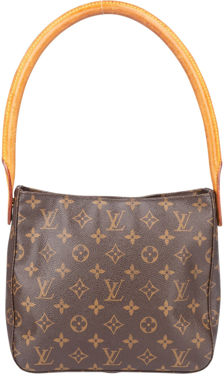 Louis Vuitton Louis Vuitton Canvas Monogram Looping MM Shoulder Bag Bruin