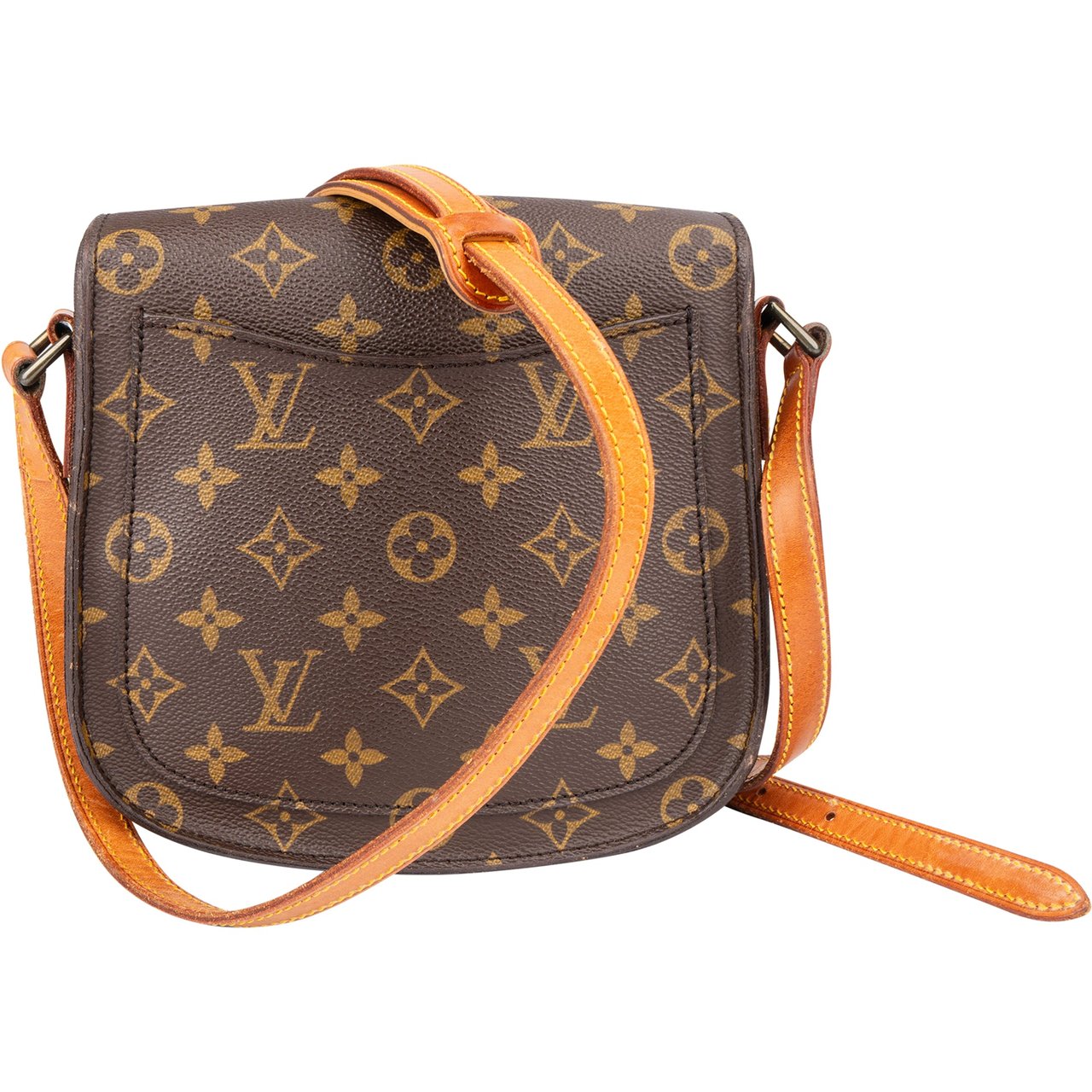 Louis Vuitton Louis Vuitton Canvas Monogram Saint Cloud MM Crossbody Bag Bruin