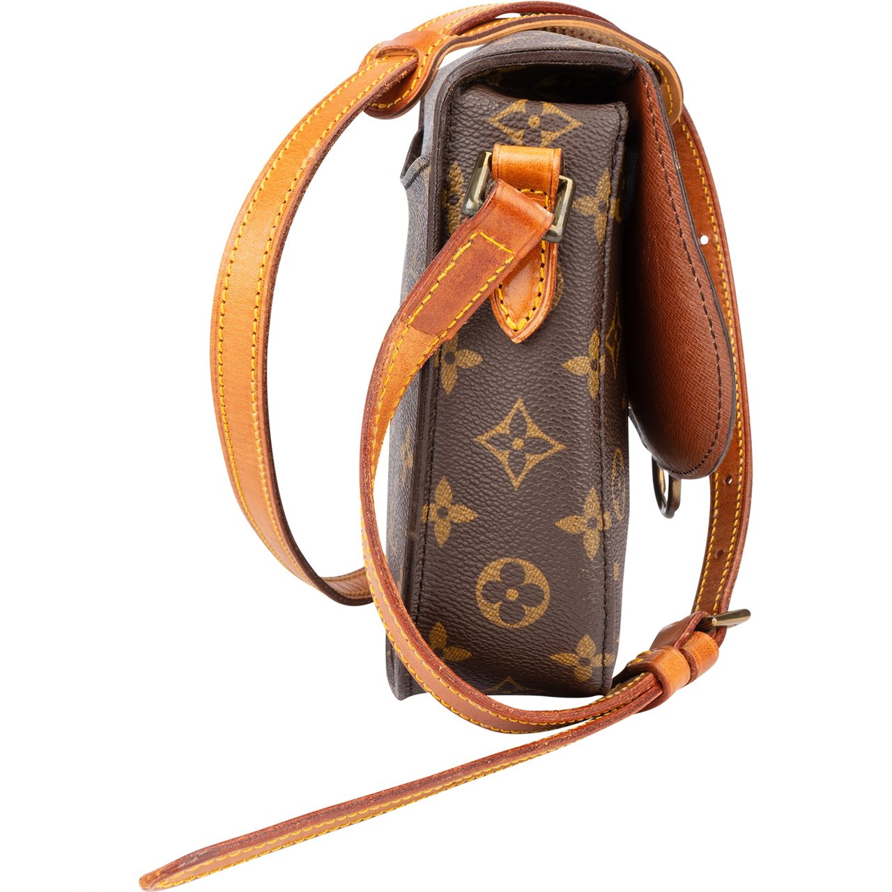 Louis Vuitton Louis Vuitton Canvas Monogram Saint Cloud MM Crossbody Bag Bruin