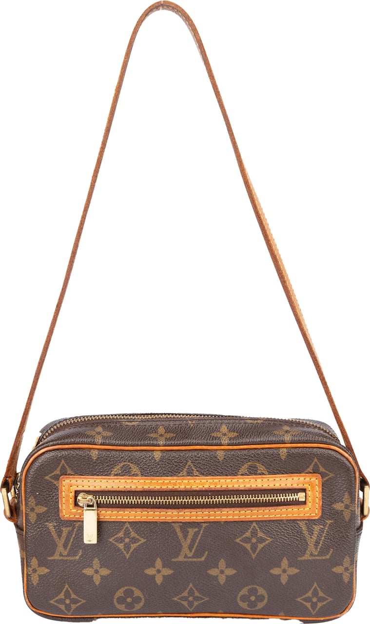 Louis Vuitton Louis Vuitton Canvas Monogram Pochette Cite Handbag Bruin
