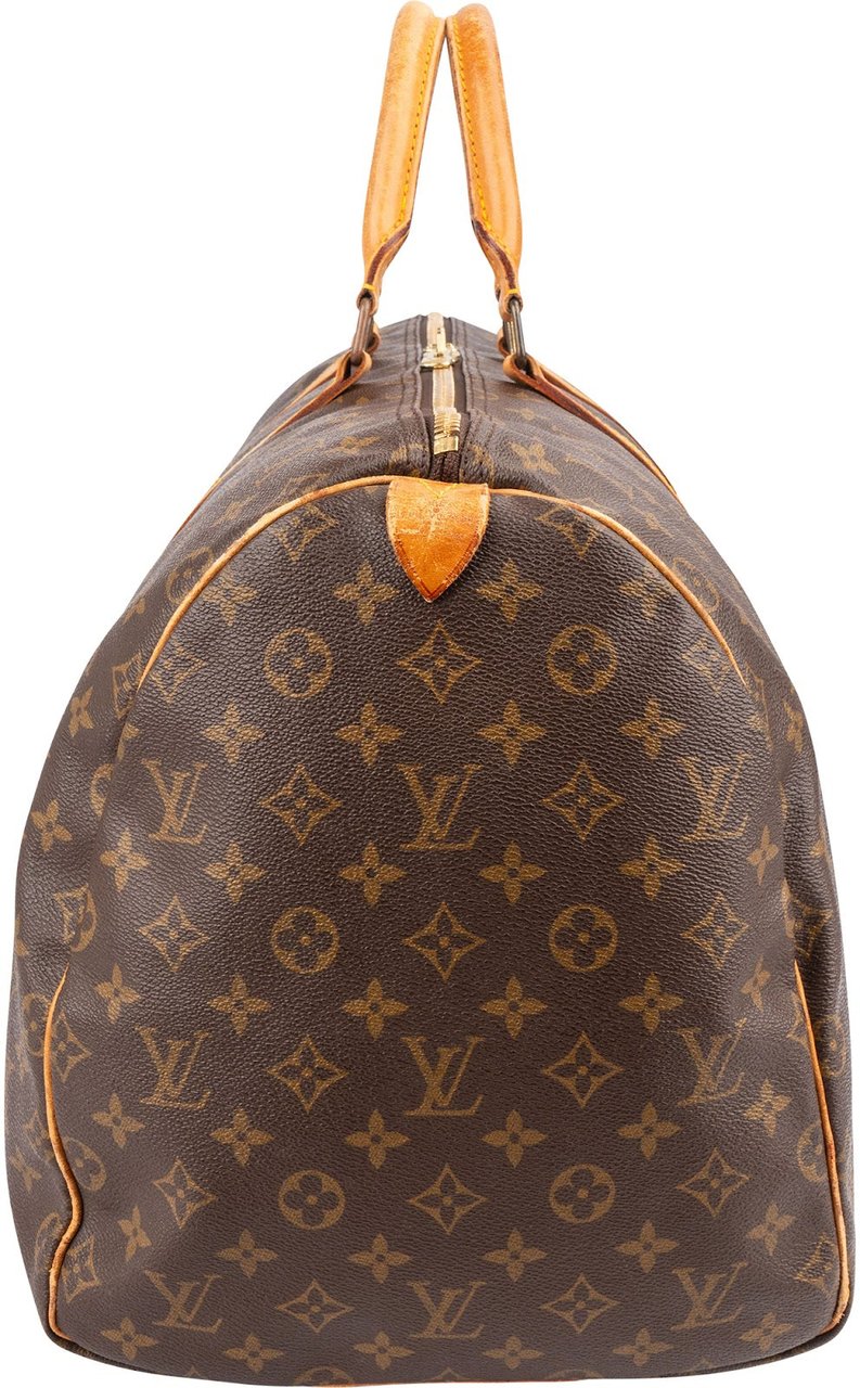 Louis Vuitton Monogram Canvas Keepall 55 Travel Bag Bruin