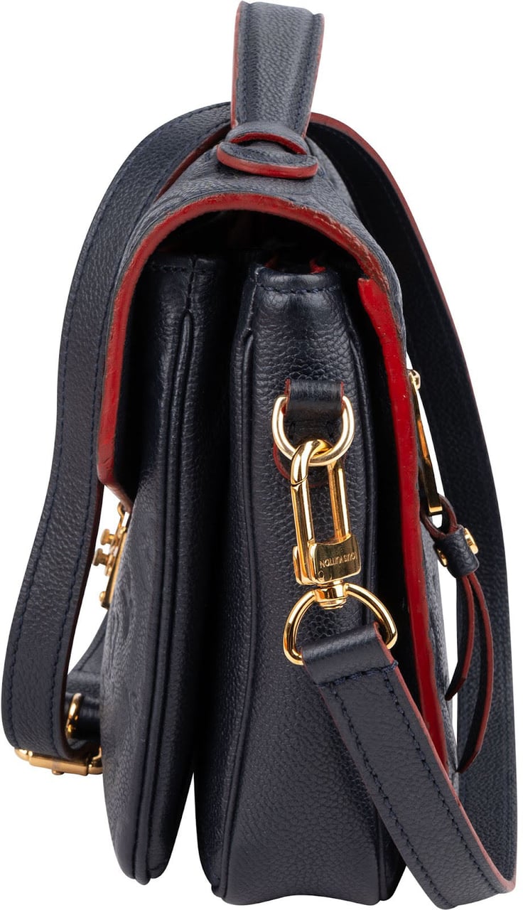 Louis Vuitton Monogram Empreinte Leather Métis Handbag Navy