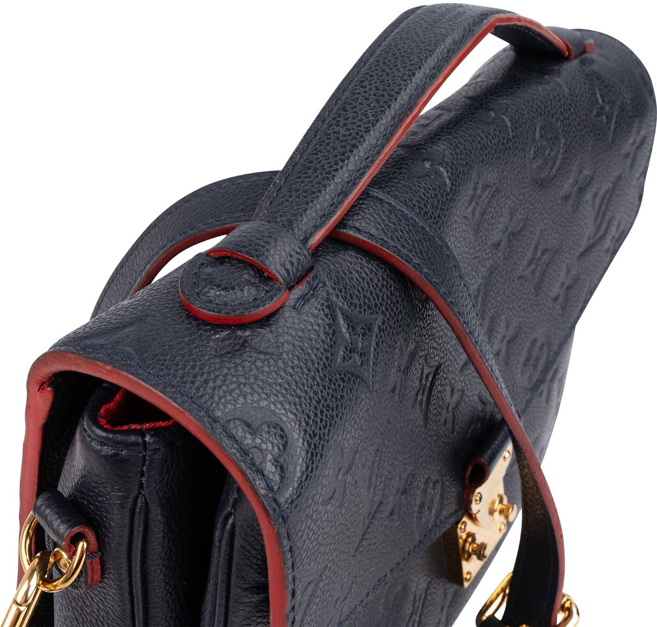 Louis Vuitton Monogram Empreinte Leather Métis Handbag Navy