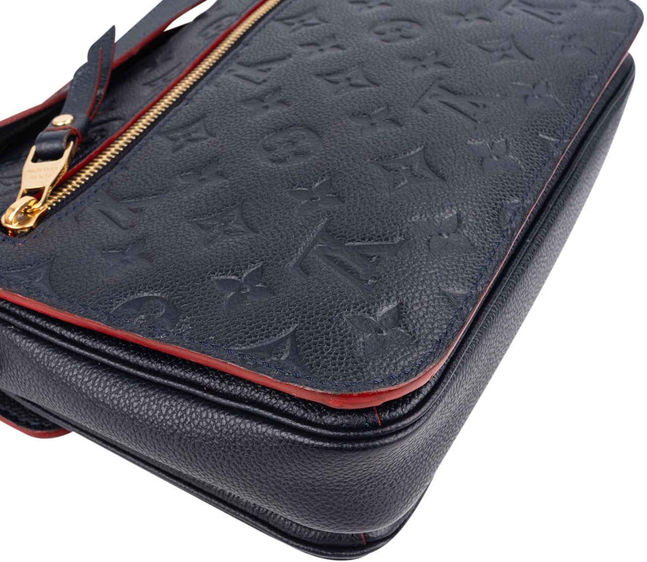 Louis Vuitton Monogram Empreinte Leather Métis Handbag Navy