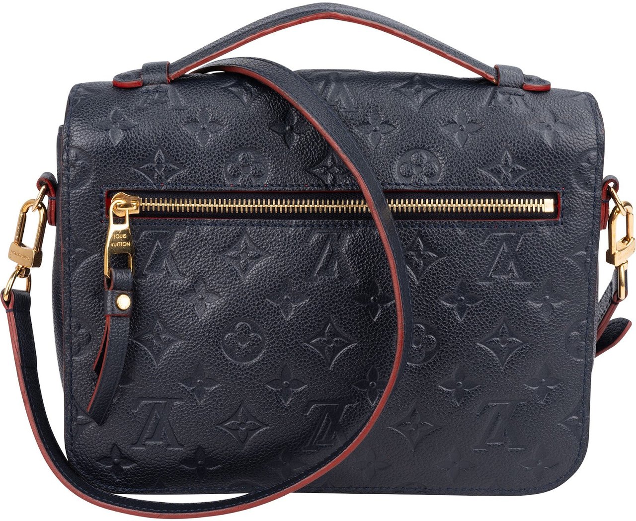 Louis Vuitton Monogram Empreinte Leather Métis Handbag Navy