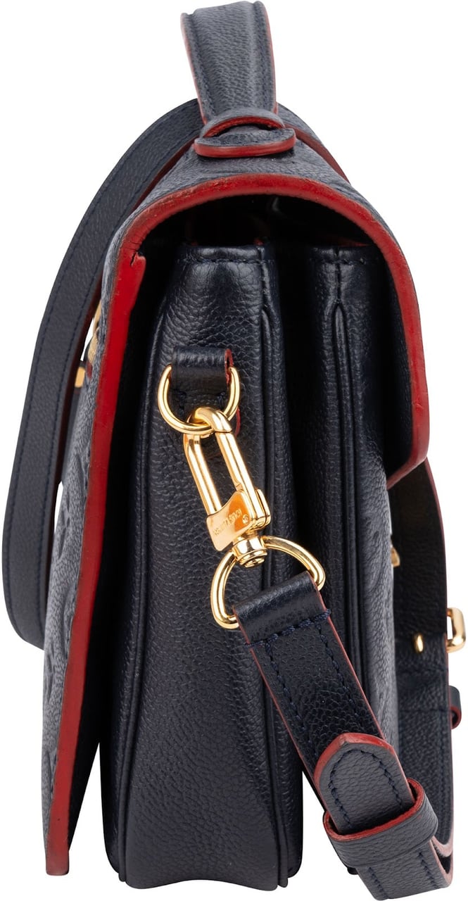 Louis Vuitton Monogram Empreinte Leather Métis Handbag Navy