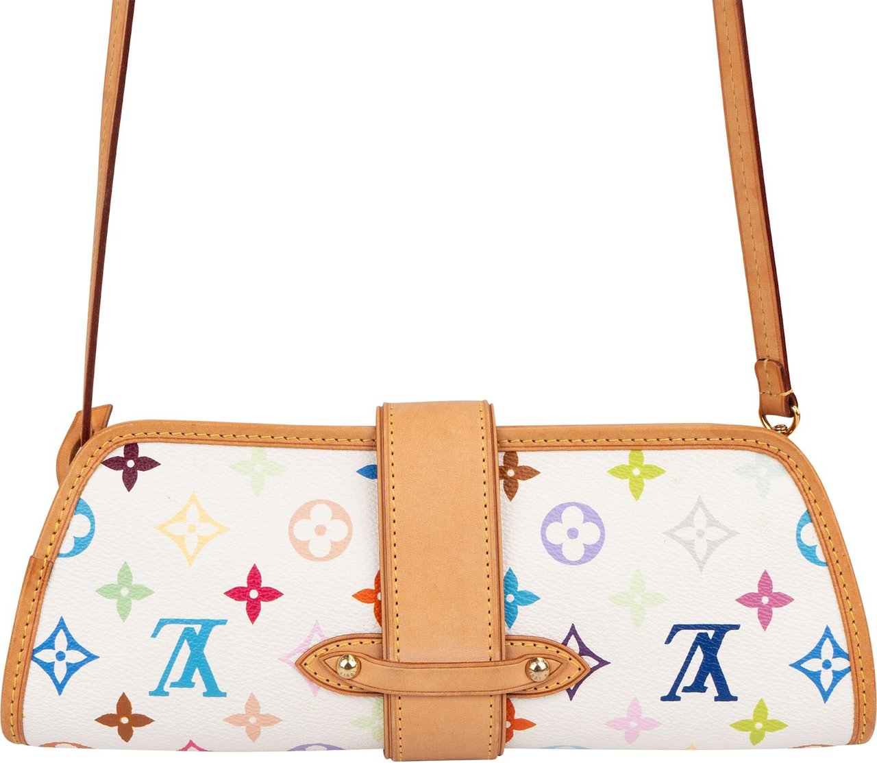 Louis Vuitton Monogram Murakami Multicolor Shirley Pochette Accessoires Crossbody Bag Wit