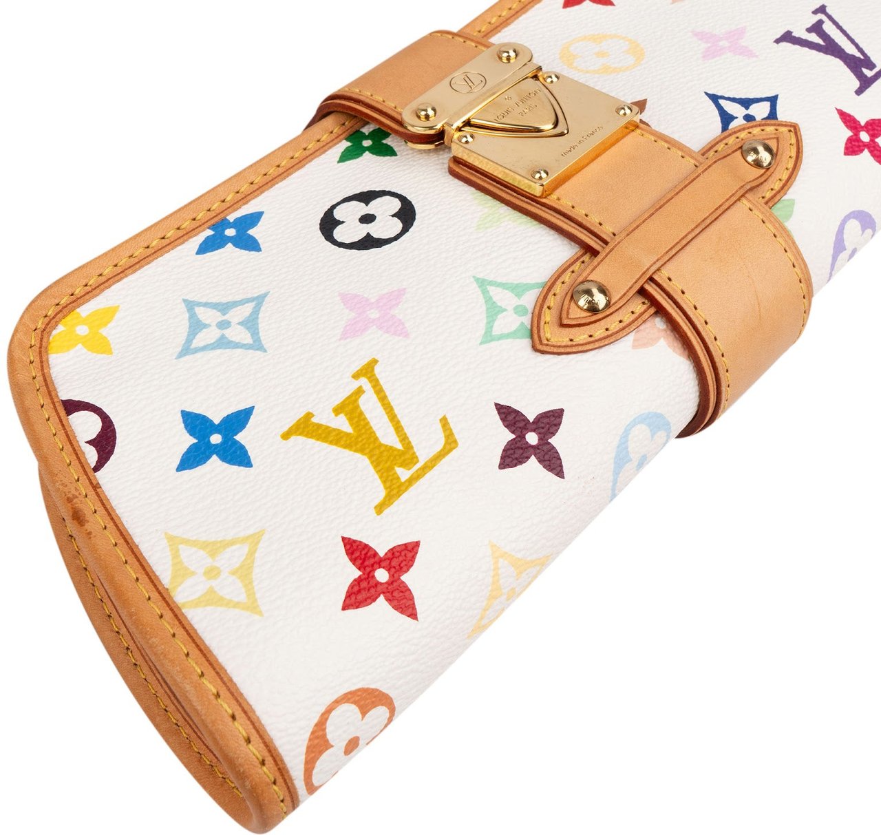 Louis Vuitton Monogram Murakami Multicolor Shirley Pochette Accessoires Crossbody Bag Wit