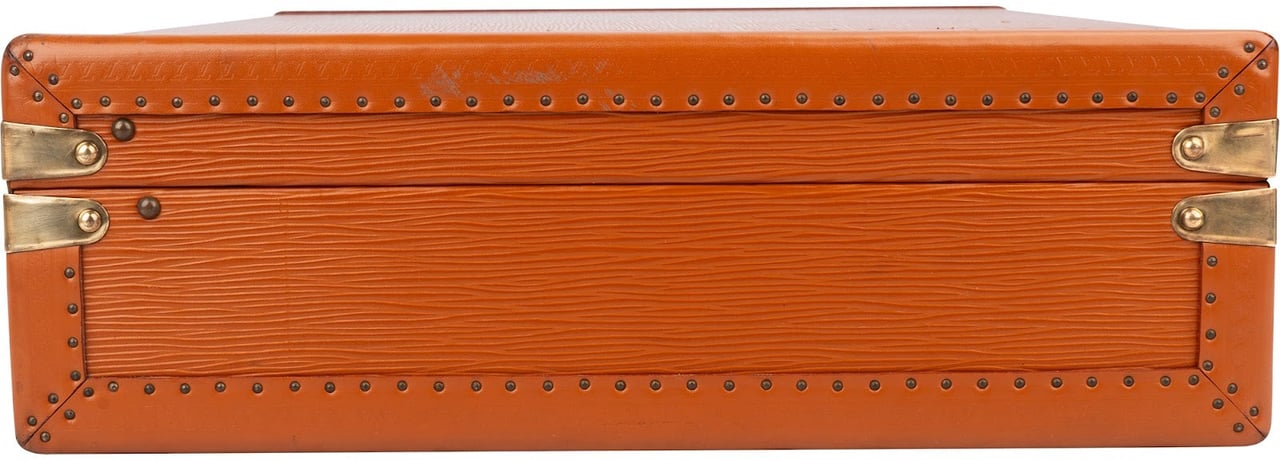 Louis Vuitton Cognac Epi Leather Président Briefcase Aktenkoffer Oranje