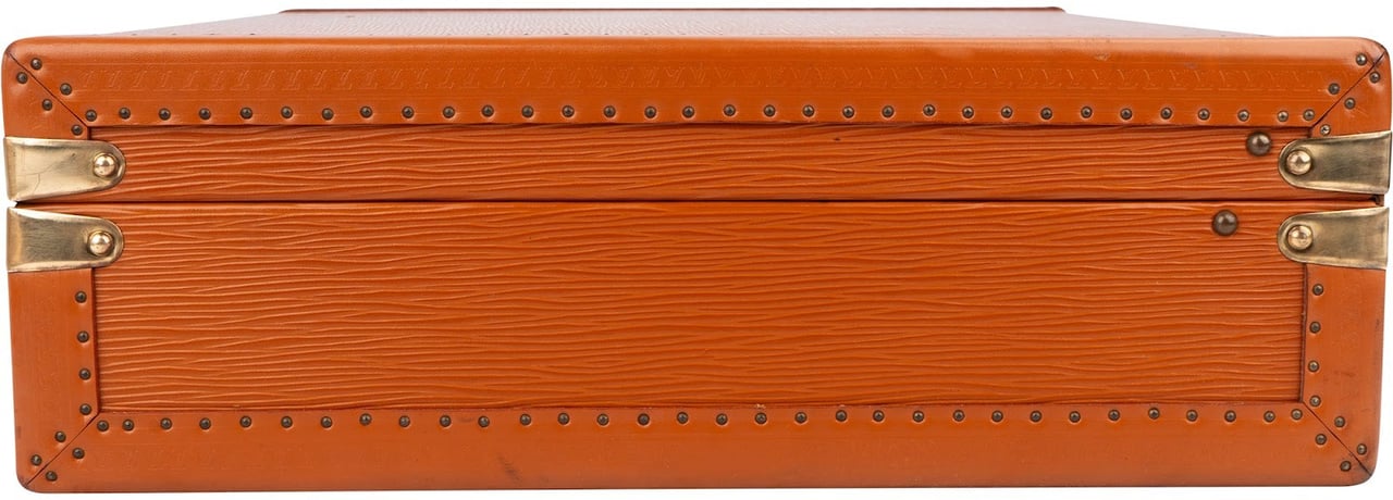 Louis Vuitton Cognac Epi Leather Président Briefcase Aktenkoffer Oranje