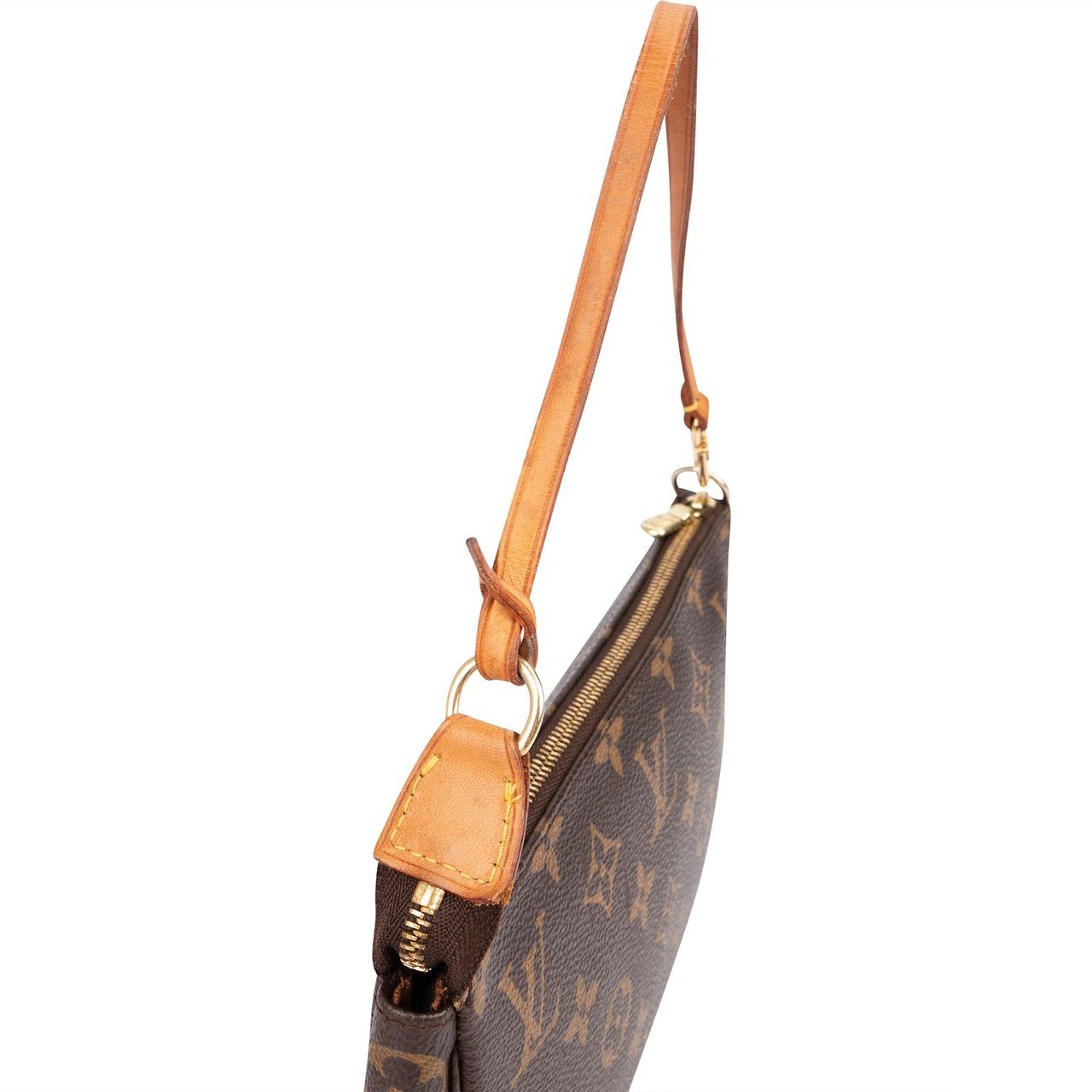 Louis Vuitton Monogram Canvas Pochette Accessoires Handbag Bruin