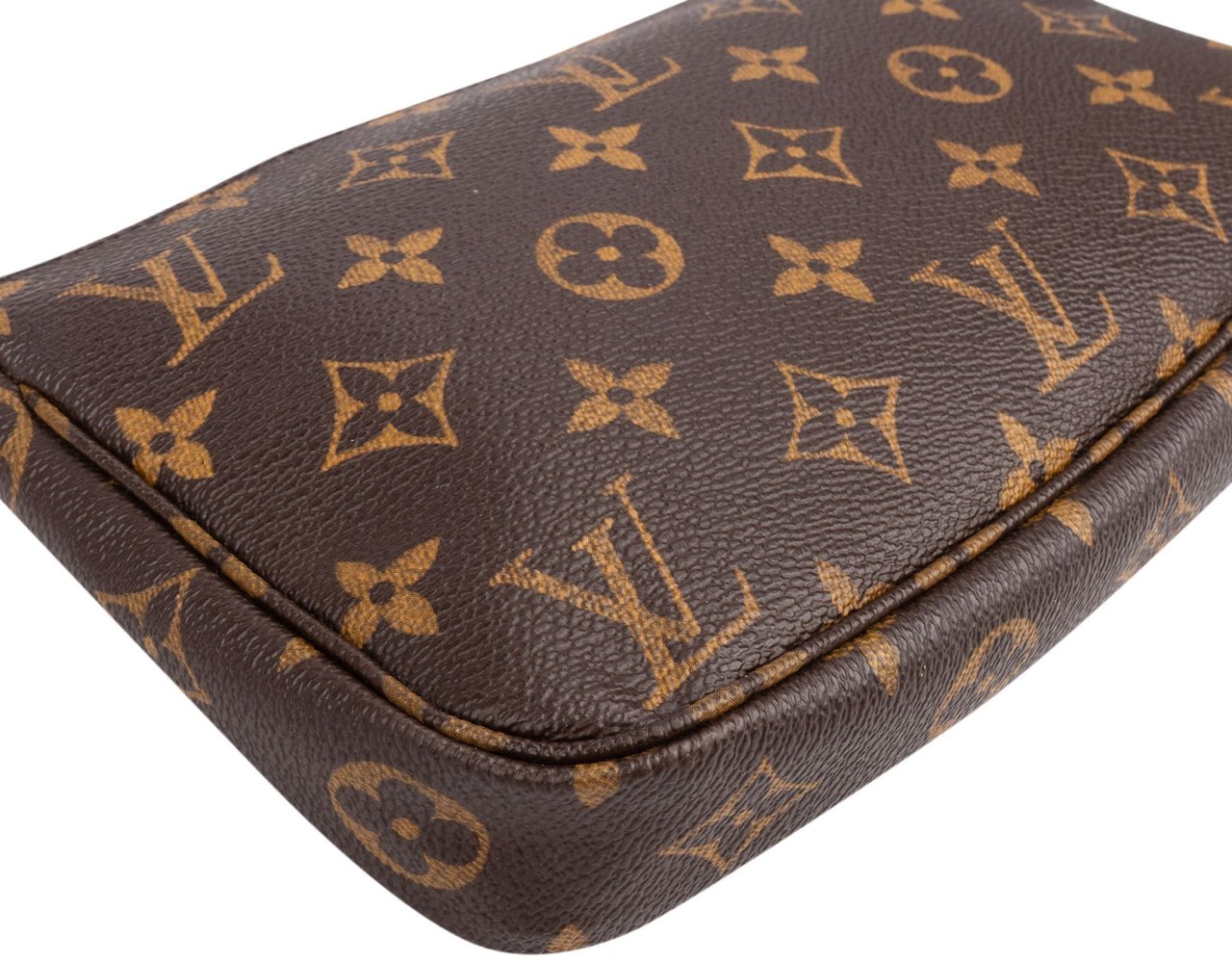 Louis Vuitton Monogram Canvas Pochette Accessoires Handbag Bruin