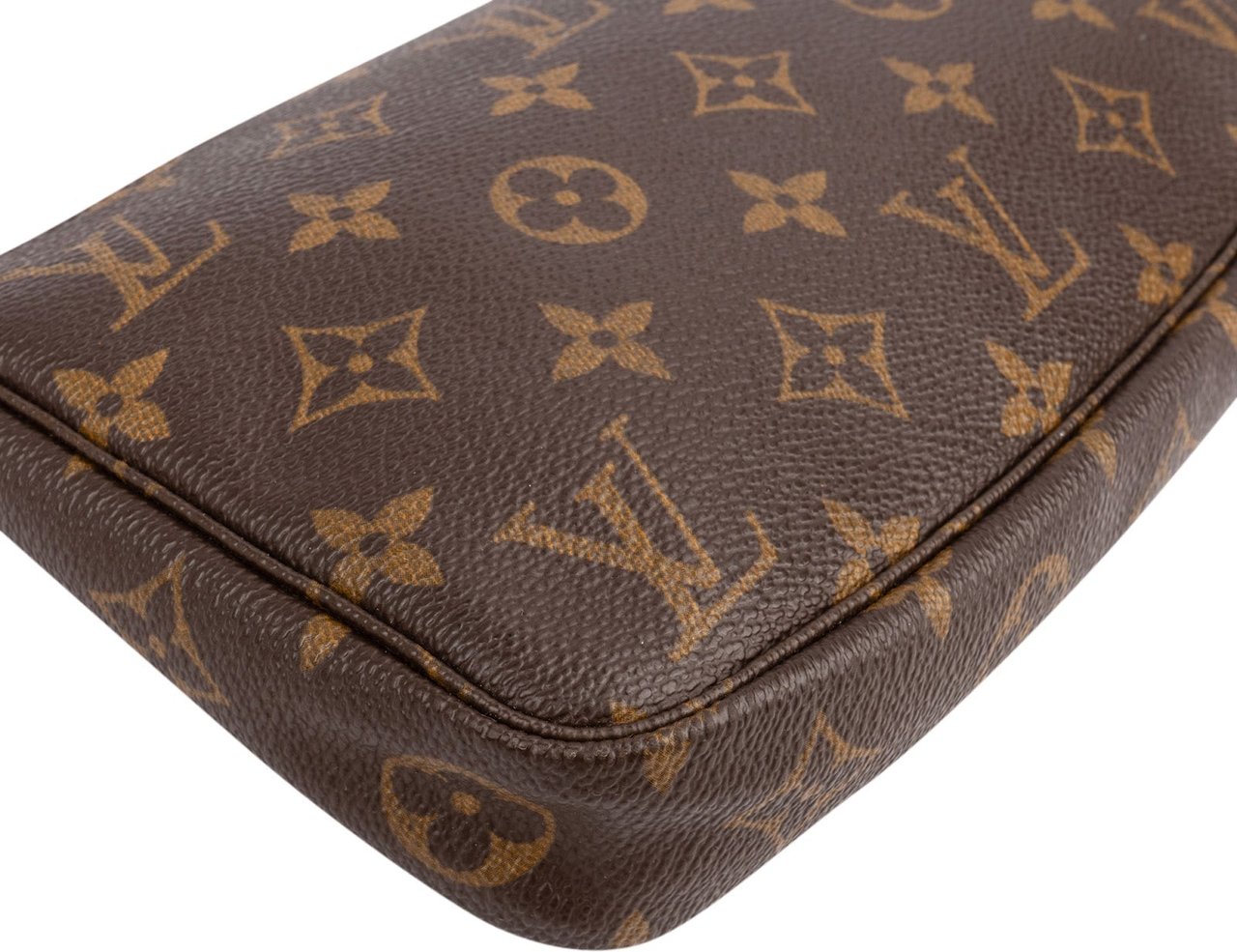 Louis Vuitton Monogram Canvas Pochette Accessoires Handbag Bruin