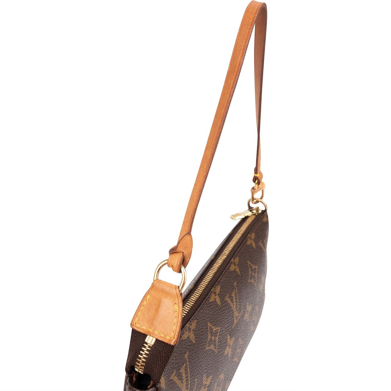 Louis Vuitton Monogram Canvas Pochette Accessoires Handbag Bruin