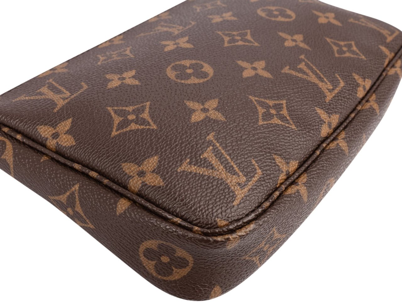 Louis Vuitton Monogram Canvas Pochette Accessoires Handbag Bruin