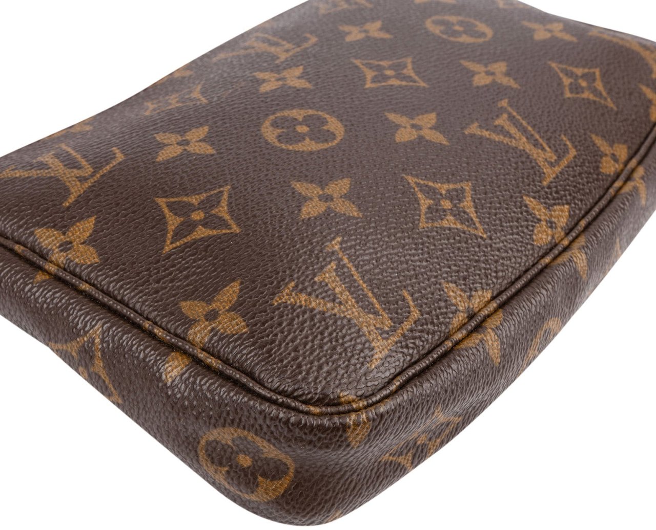 Louis Vuitton Monogram Canvas Pochette Accessoires Handbag Bruin