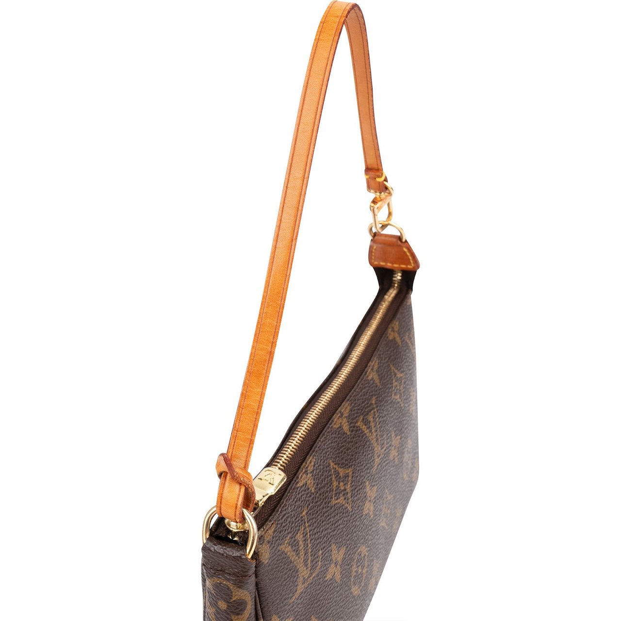 Louis Vuitton Monogram Canvas Pochette Accessoires Handbag Bruin