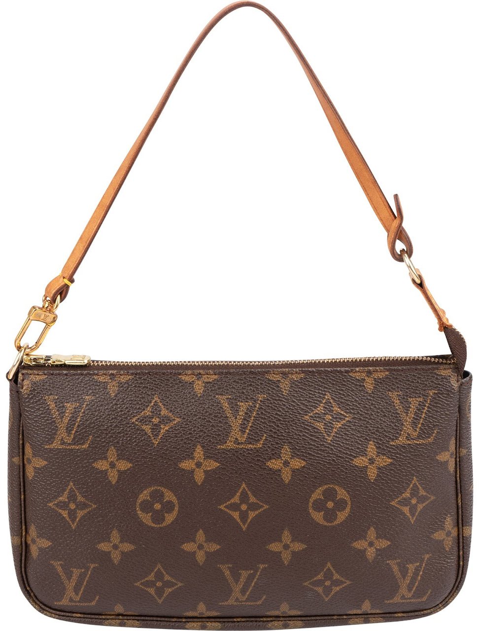 Louis Vuitton Monogram Canvas Pochette Accessoires Handbag Bruin