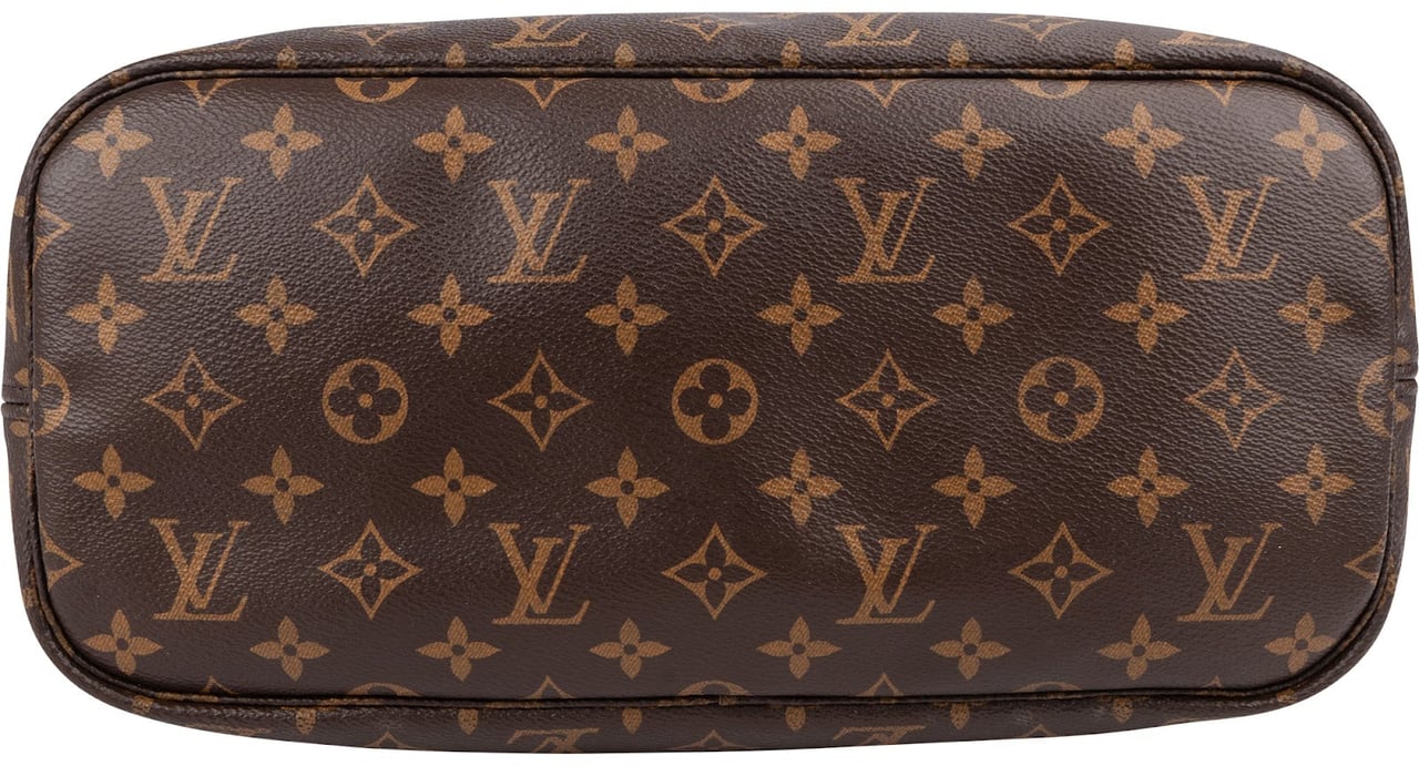 Louis Vuitton Monogram Canvas Illustre LV World Neverfull MM Shoulder Bag Bruin