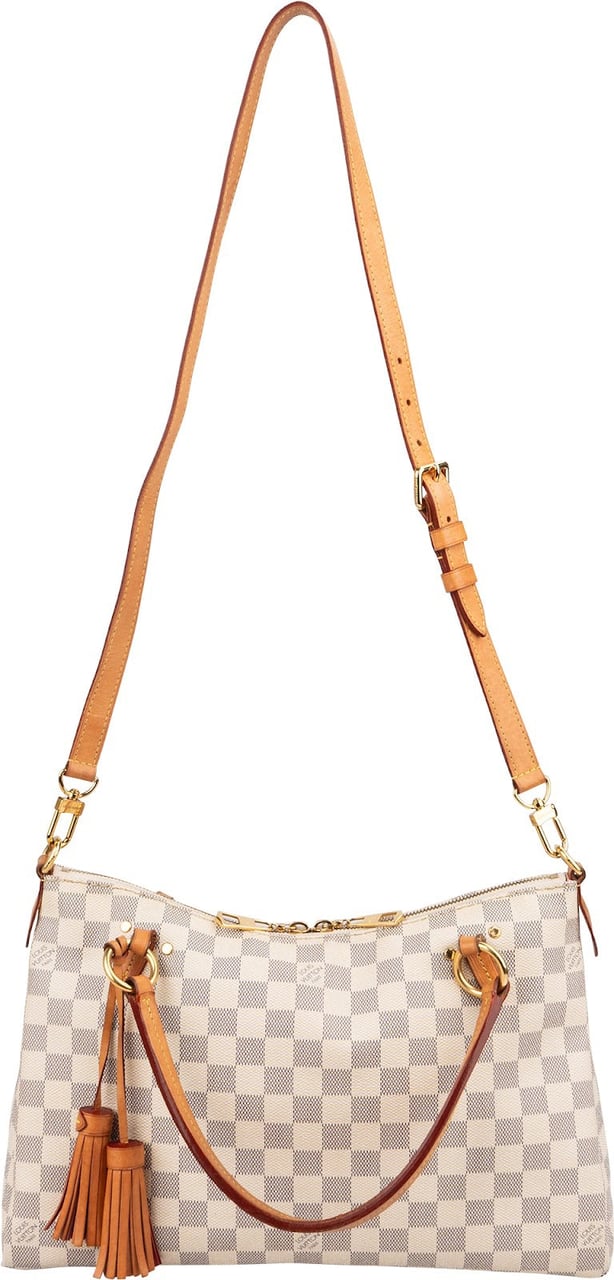 Louis Vuitton Monogram Damier Azur Canvas Lymington Handbag Divers
