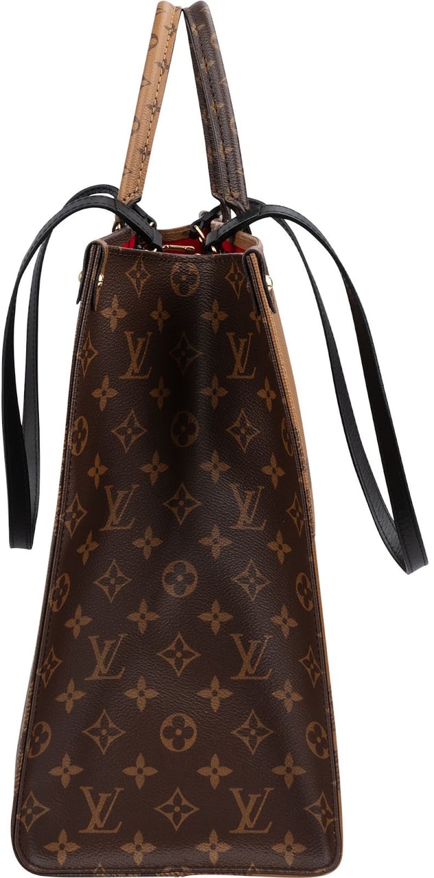 Louis Vuitton Monogram Giant OnTheGo Reverse GM Handbag Bruin