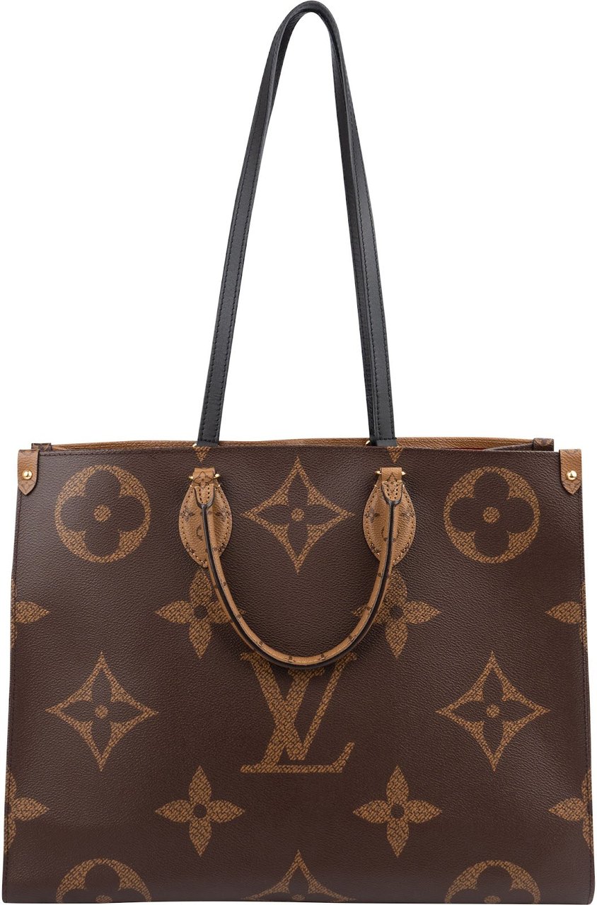 Louis Vuitton Monogram Giant OnTheGo Reverse GM Handbag Bruin