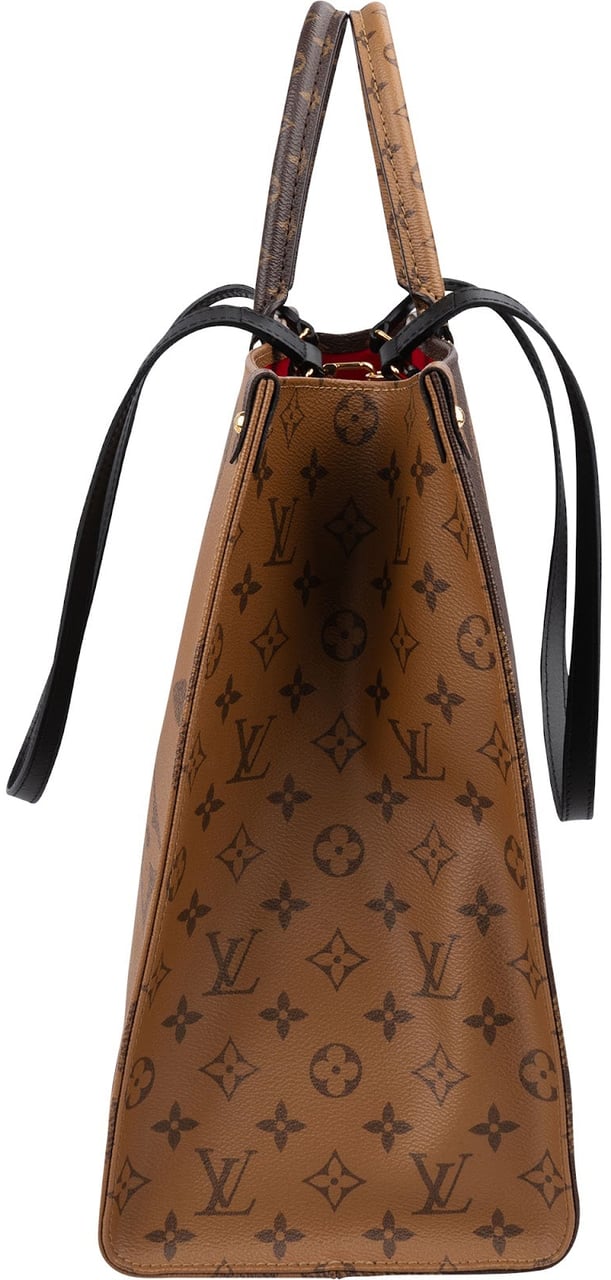 Louis Vuitton Monogram Giant OnTheGo Reverse GM Handbag Bruin