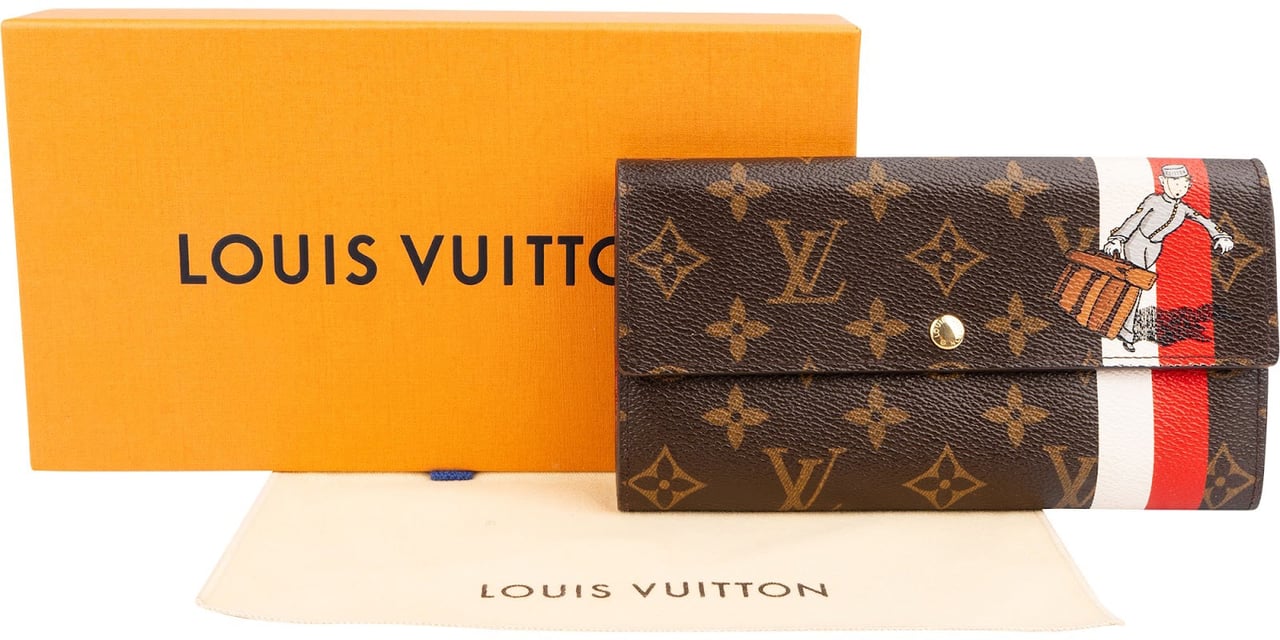 Louis Vuitton Monogram Canvas Illustre Groom Sarah Wallet Bruin