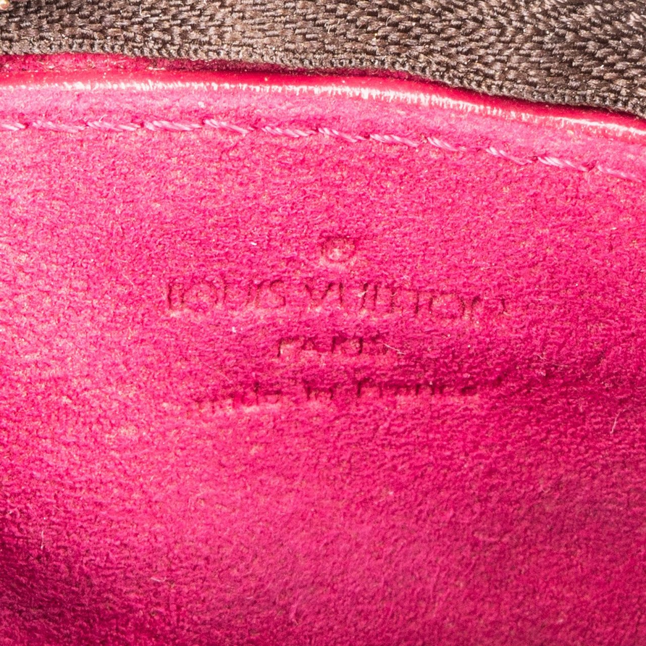 Louis Vuitton Limited Perforated Monogram Cles Key Pouch Bruin